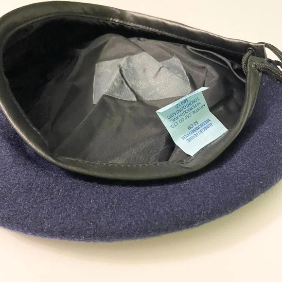 Vintage  Krystal Cap Girl Scout Felt Cap Junior Medium 55 cm Made In Canada - Picture 10 of 12